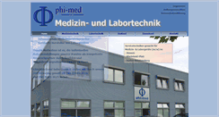 Desktop Screenshot of phi-med.de