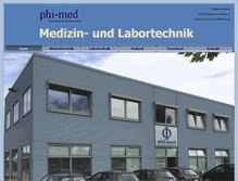 Tablet Screenshot of phi-med.de